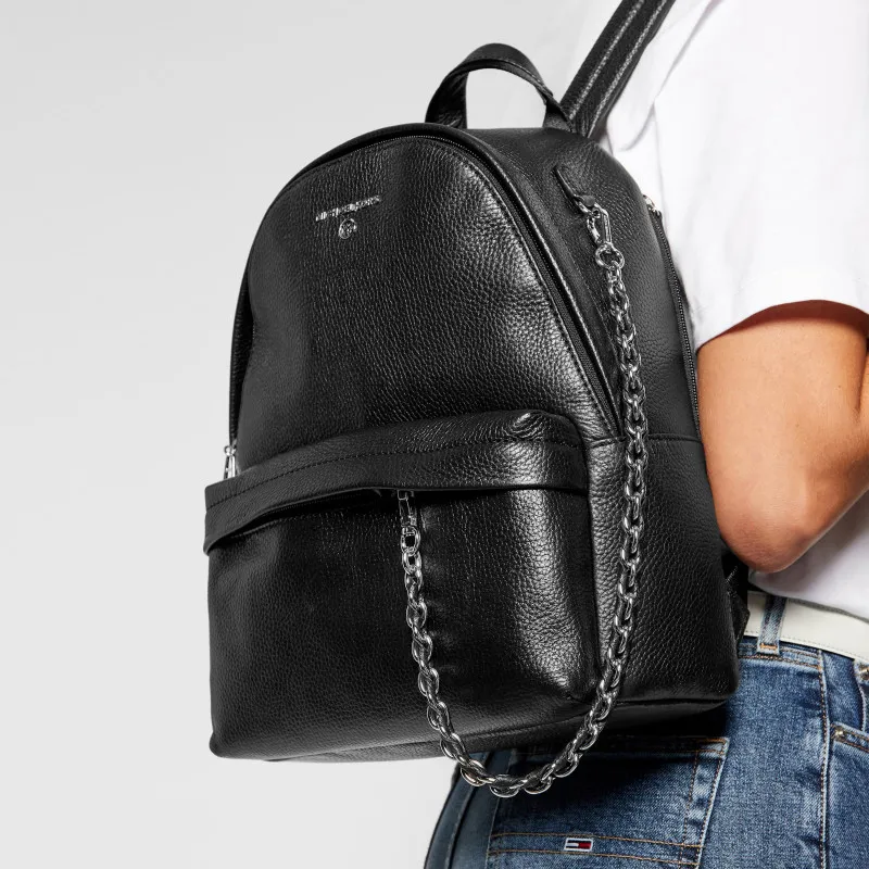 MICHAEL KORS Slater Leather Backpacks Backpack Regular Women's Black-2