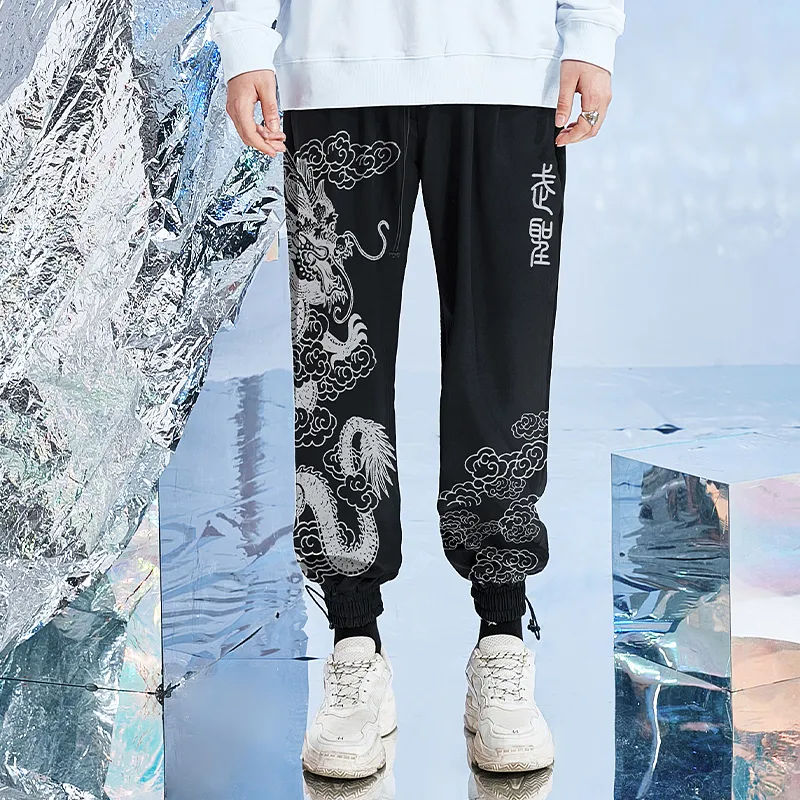 SANSYAS Casual Pants Unisex Black-3