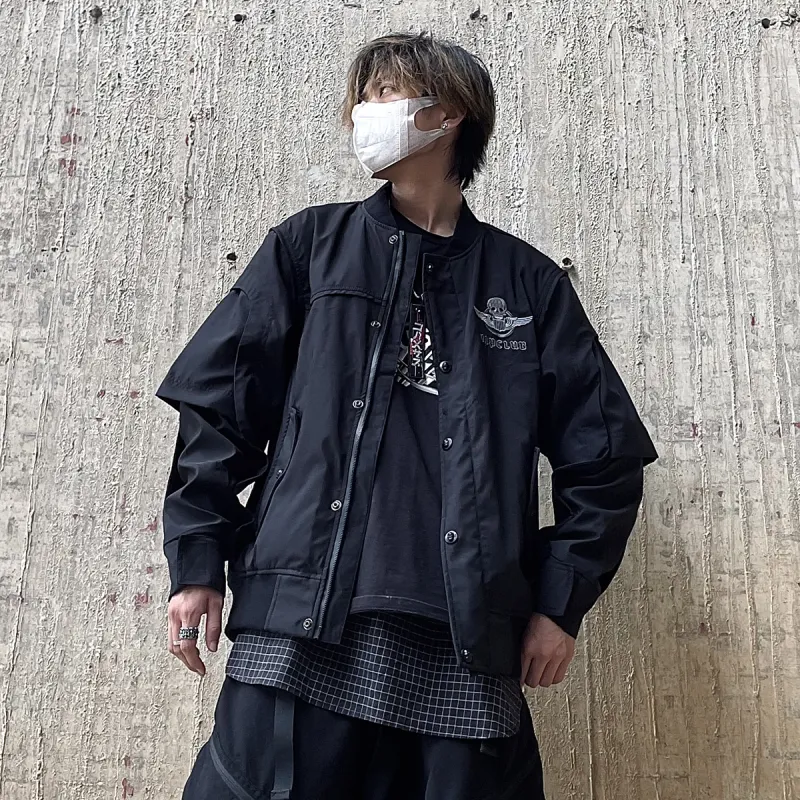 VIP Loose Fit Workwear Jacket Men's Black-6