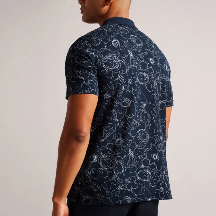 Ted Baker Polo Shirts Men Navy-2