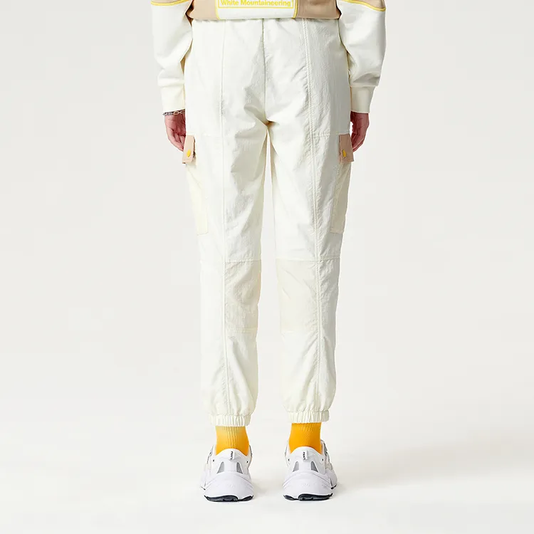 White Mountaineering X FILA FUSION FILA FUSION Hakusan L Collaboration Collection Sports Pants Women's Milk Salt White-2
