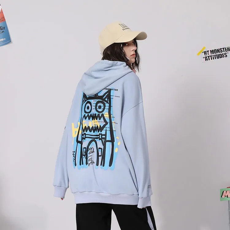 Bt Hooded Loose Fit Regular Sweatshirt Unisex-8