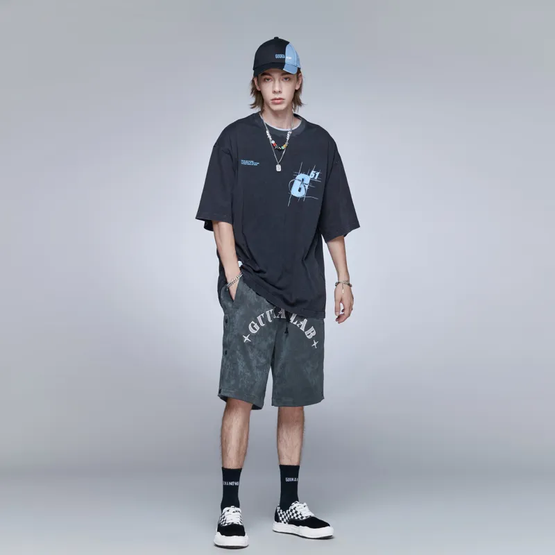 Guuka Casual Shorts Men Dark Green-3