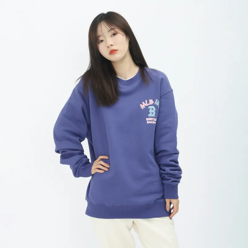 MLB Sweatshirts Unisex Light Navy Blue-2