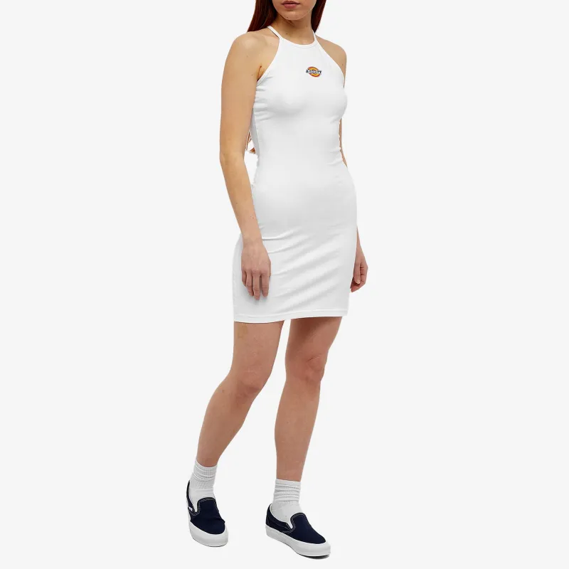 Dickies Sleeveless Dresses Women's White-3
