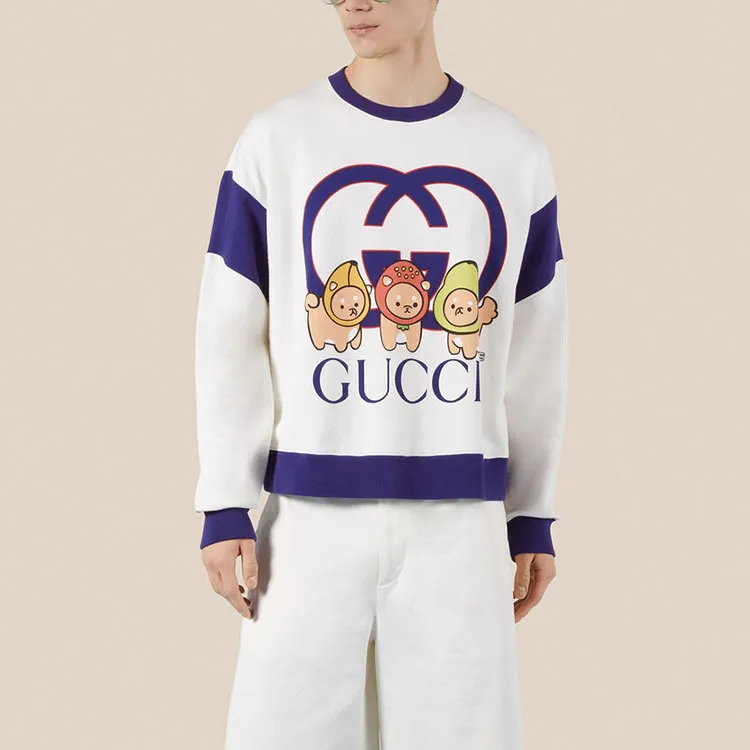 GUCCI SS23 Sweatshirt Men's White-1