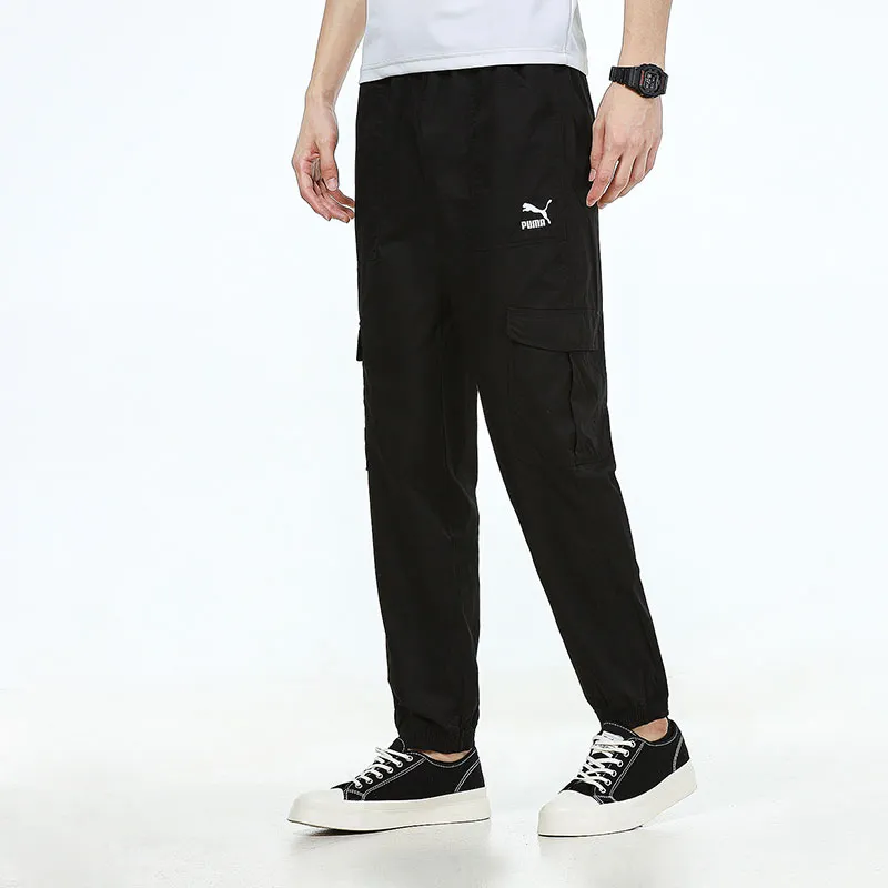 PUMA Cargo Pants Men Black-4