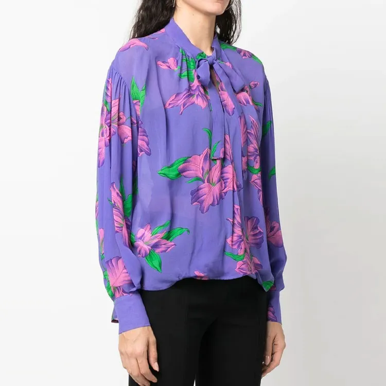 PINKO SS23 Shirt Women's Purple-1