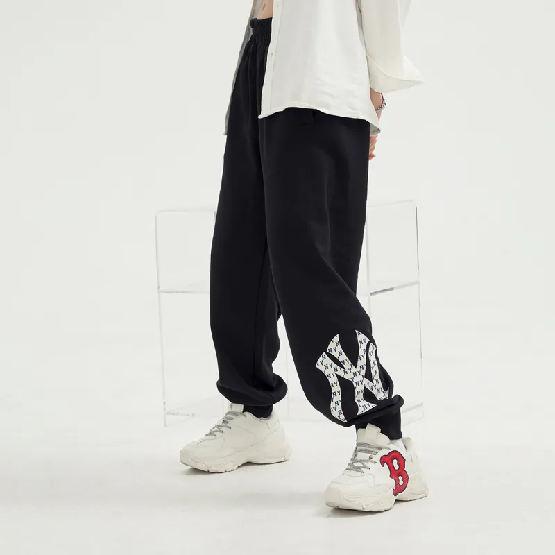 MLB Knitted Sweatpants Unisex Black-2
