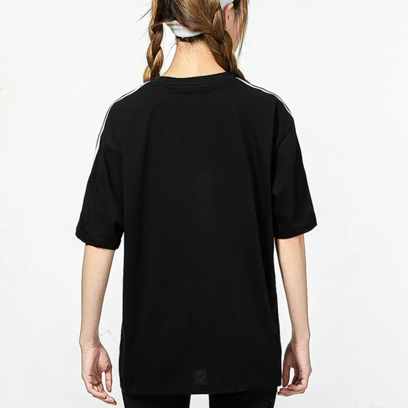 Adidas Originals Drop Shoulder Sleeve T Shirt Women's Black-2