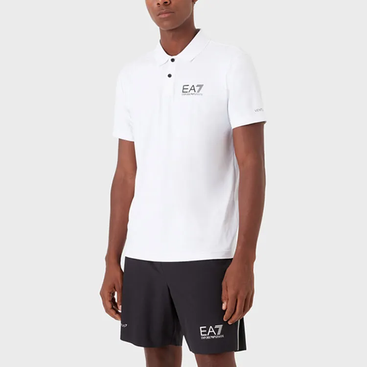 EMPORIO ARMANI Logo Printed Polo Shirt-3
