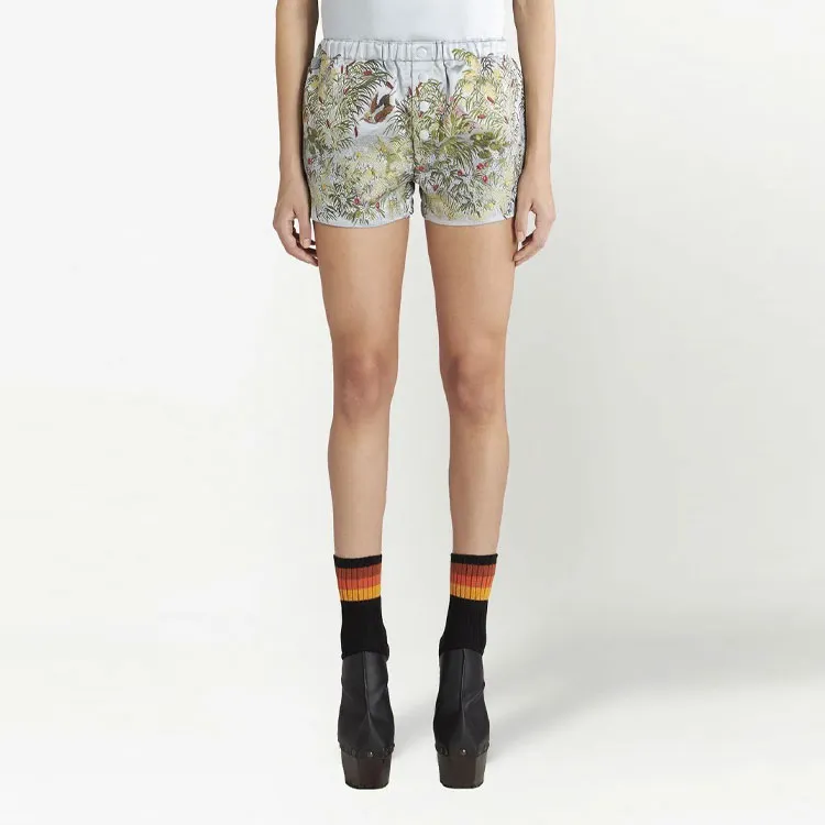 ETRO Embroidered Satin Shorts-3