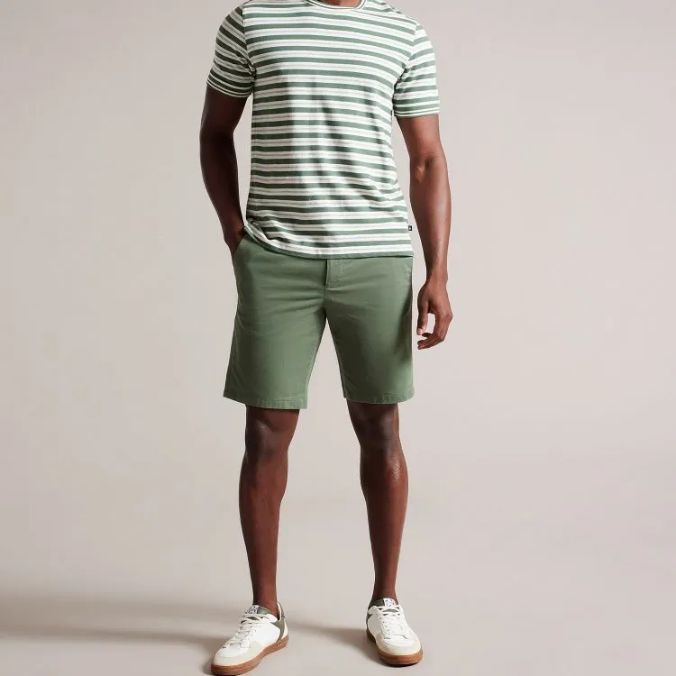 Ted Baker Casual Shorts Men Olive Green-1
