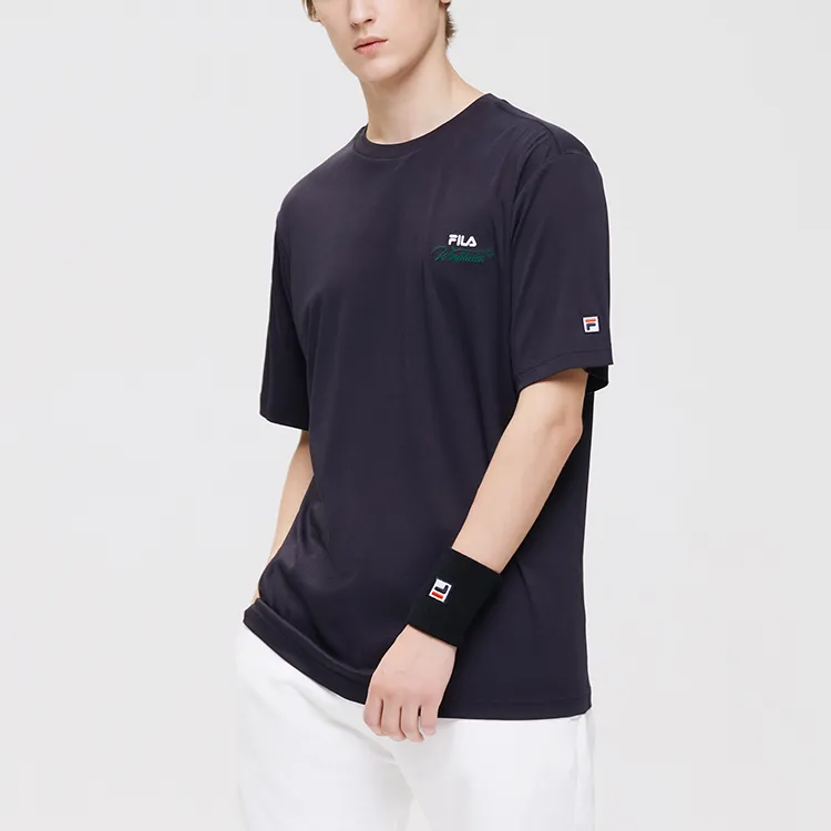 FILA Athletics T Shirts Men Royal Blue-5