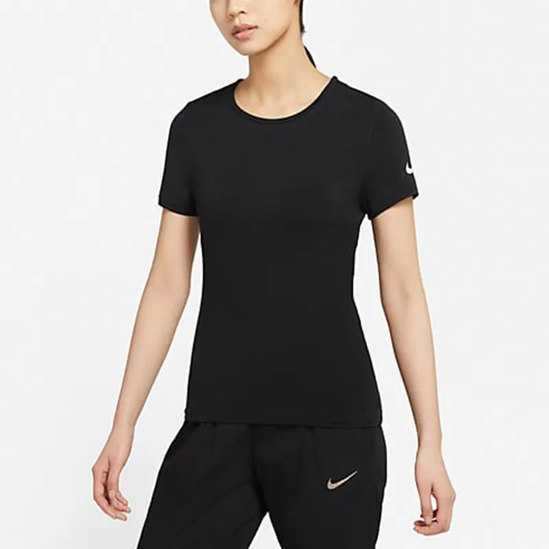 Nike Set in Sleeve T Shirt Women's Black-3