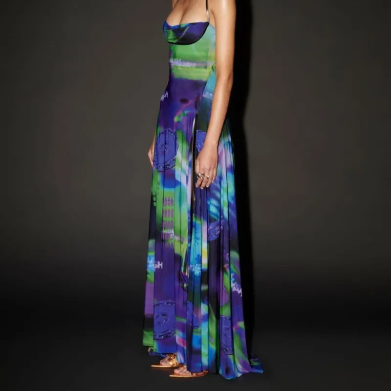 AMBUSH SS23 Fashion Show Collection Slip Dresses Women's Purple-3