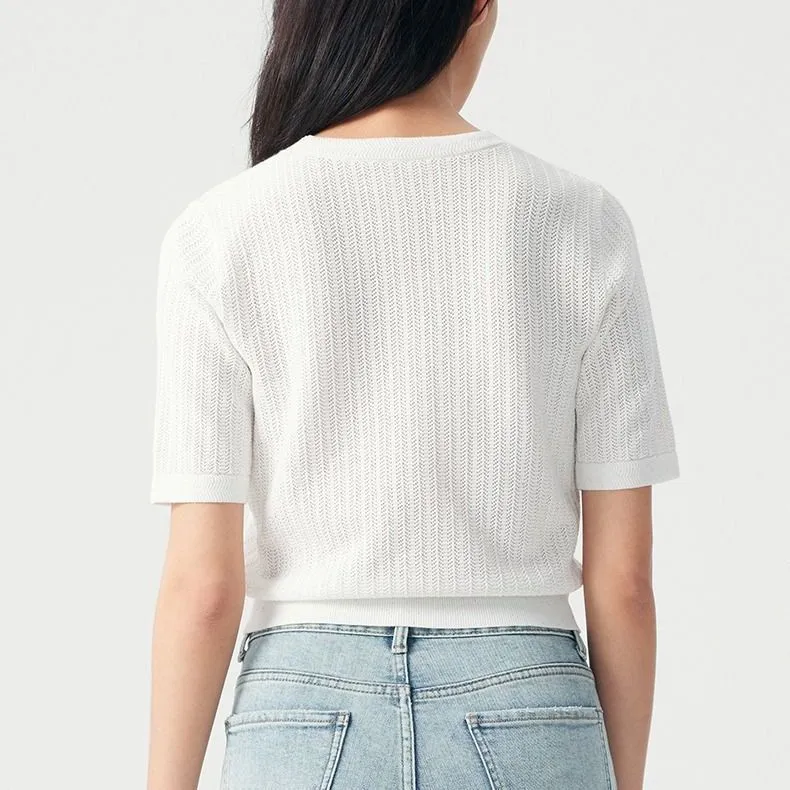 MindBridge Knitwear Women's White-4