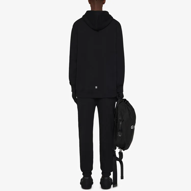 Givenchy Logo Printed Drawstring Hoodie-3