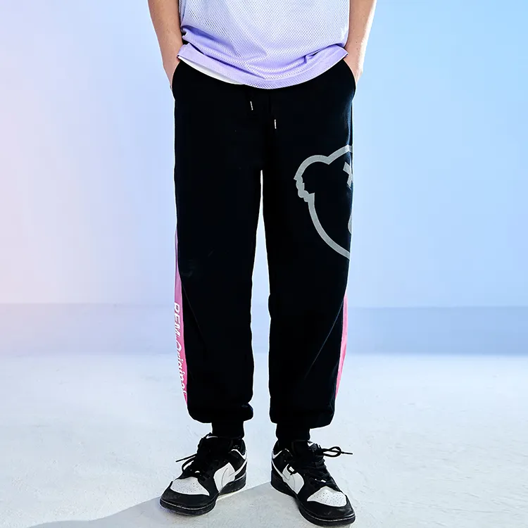 LAMLICKA Jogger Casual Pants Unisex Black-2