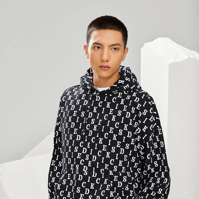 Dickies Sweatshirts Unisex Black White Letter-3