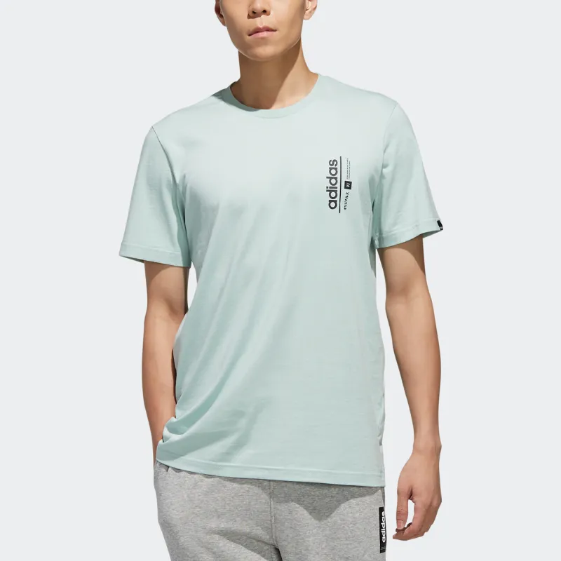 Adidas T Shirts Men Light Green-2