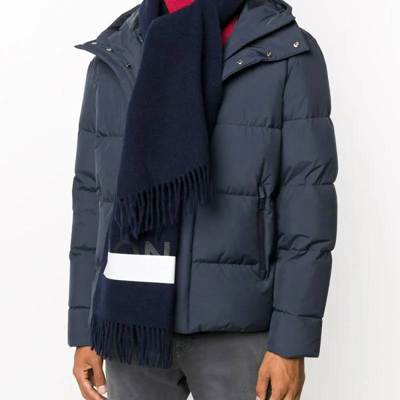 Moncler Graphic Logo Print Scarf-1