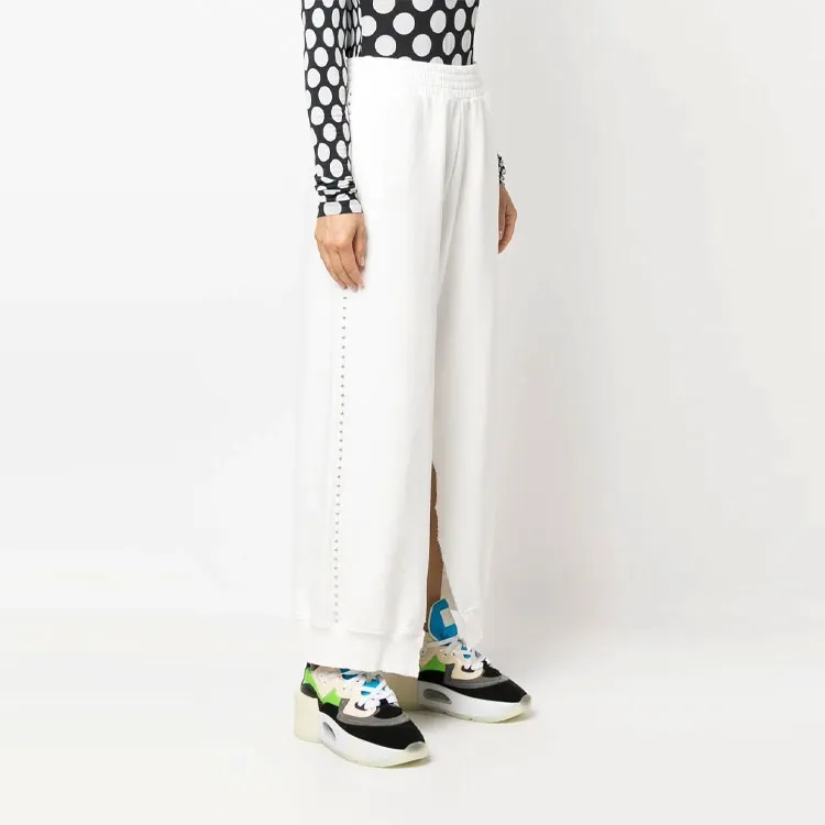 MM6 Maison Margiela Knitted Sweatpants Women's White-4