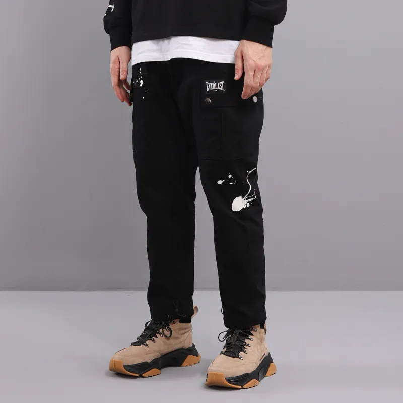 Everlast Straight Casual Pants Unisex Black-3