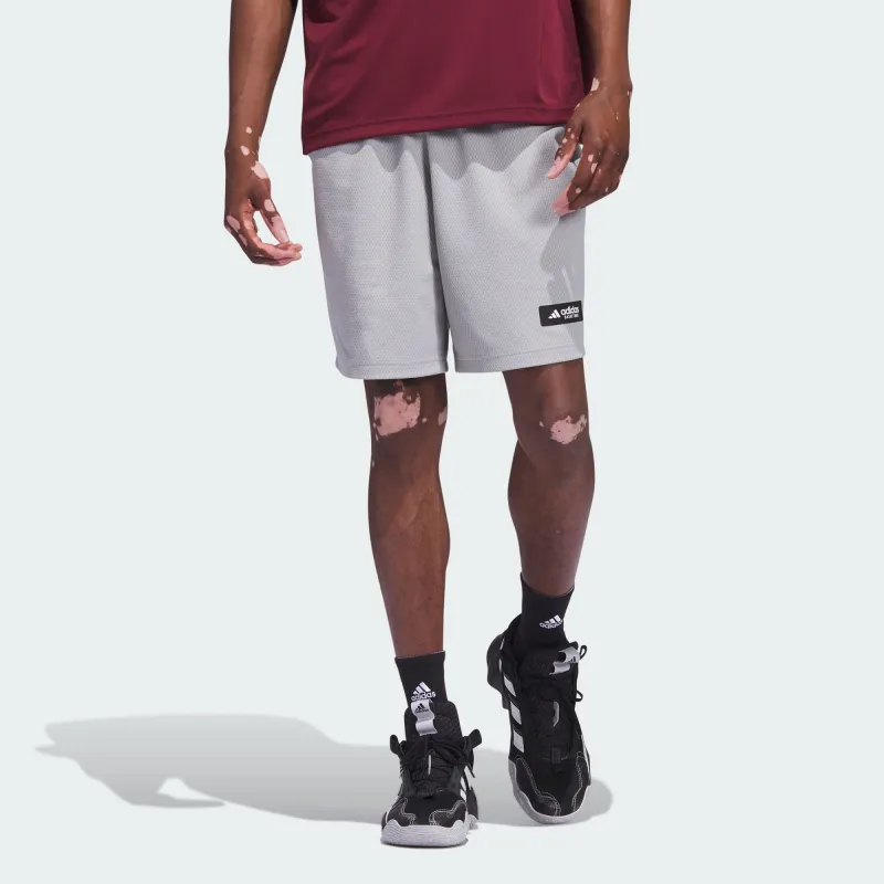 Adidas Basketball Shorts Men Metallic Gray-1