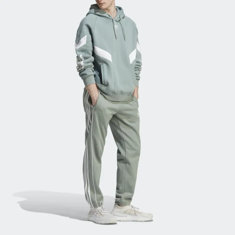 Adidas Originals Knitted Sweatpants Men Silver Green-4