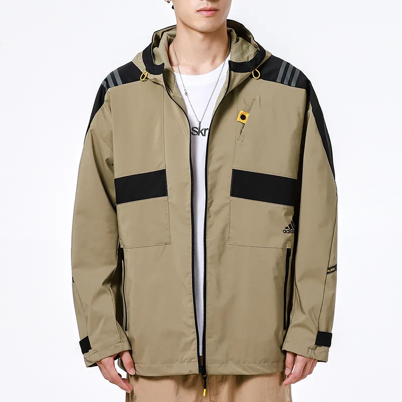 Adidas Jackets Men Khaki-3