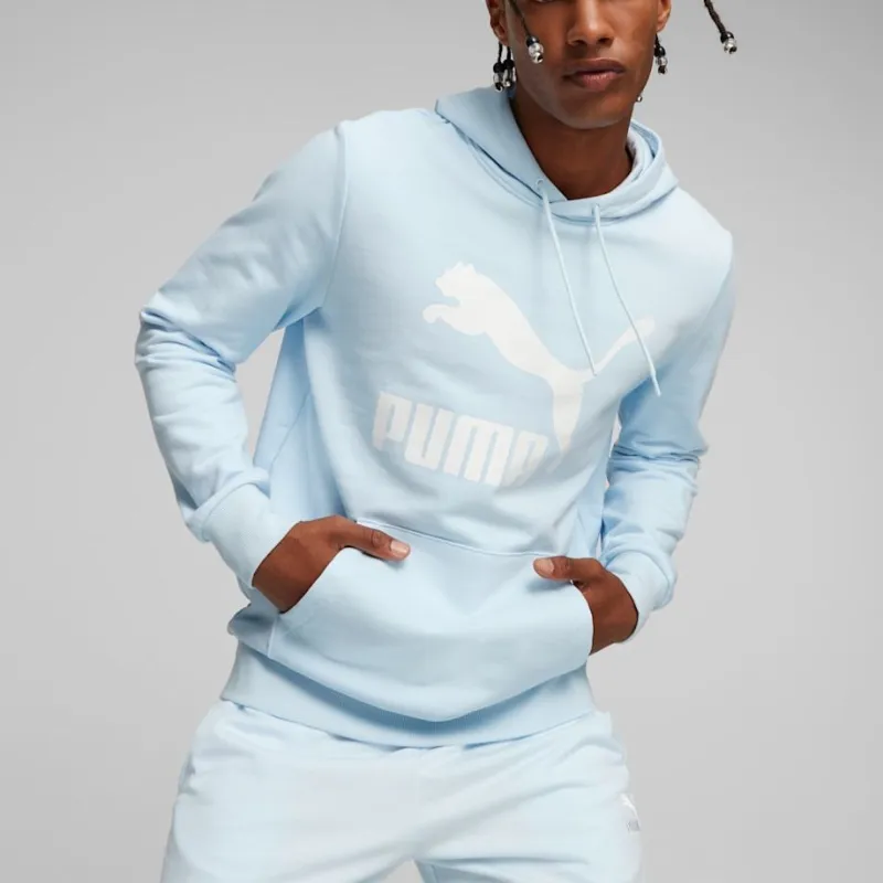 PUMA Hoodie Sweatshirt Men's Light Blue-3