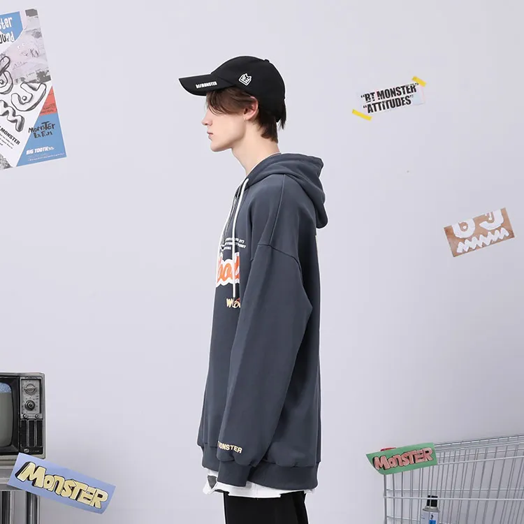 Bt Hooded Loose Fit Sweatshirt Unisex-9
