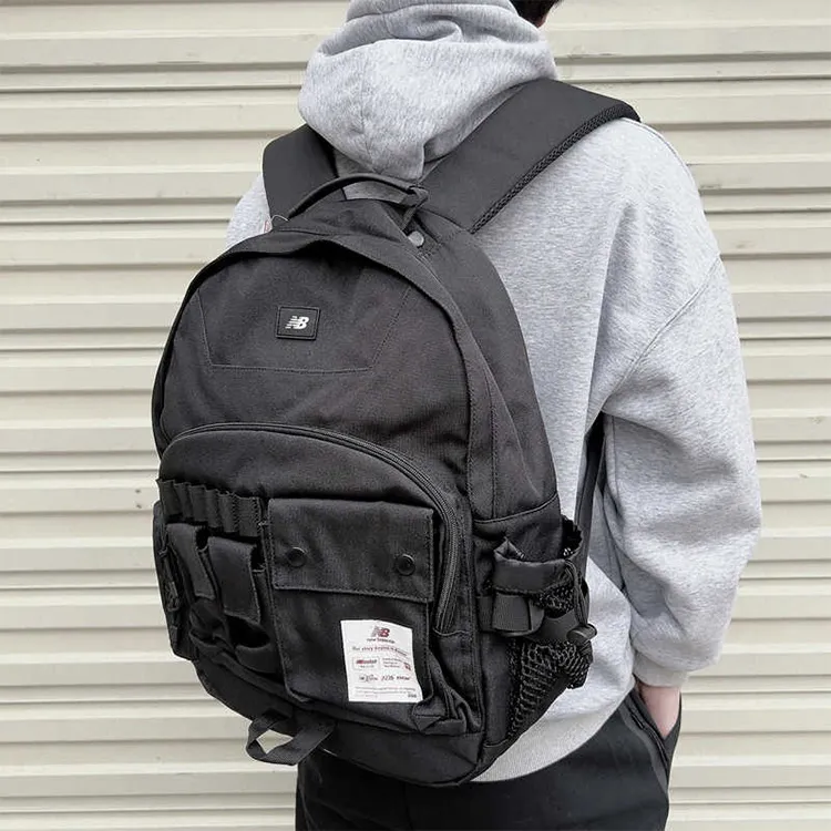 New Balance Fabric Backpack Regular Unisex Black-6