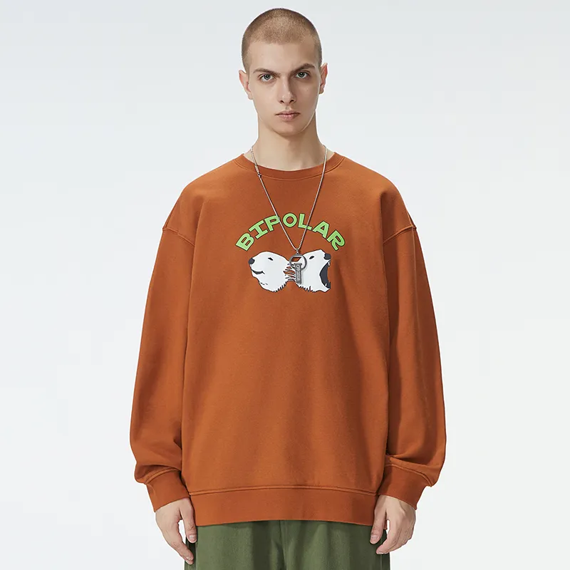 COPPOLELLA Sweatshirts Unisex Mumbai Brown-2