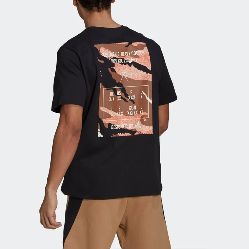 Adidas Set-in Sleeve T-Shirt Men's Black-1