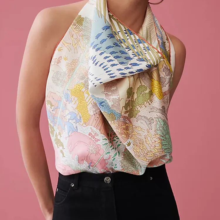 HERMES Carre Silk Scarves Women's-1