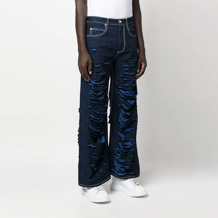 MARNI Distressed Straight leg Jeans-3