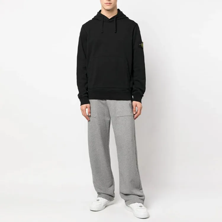 STONE ISLAND Logo Patch Drawstring Hoodie-2