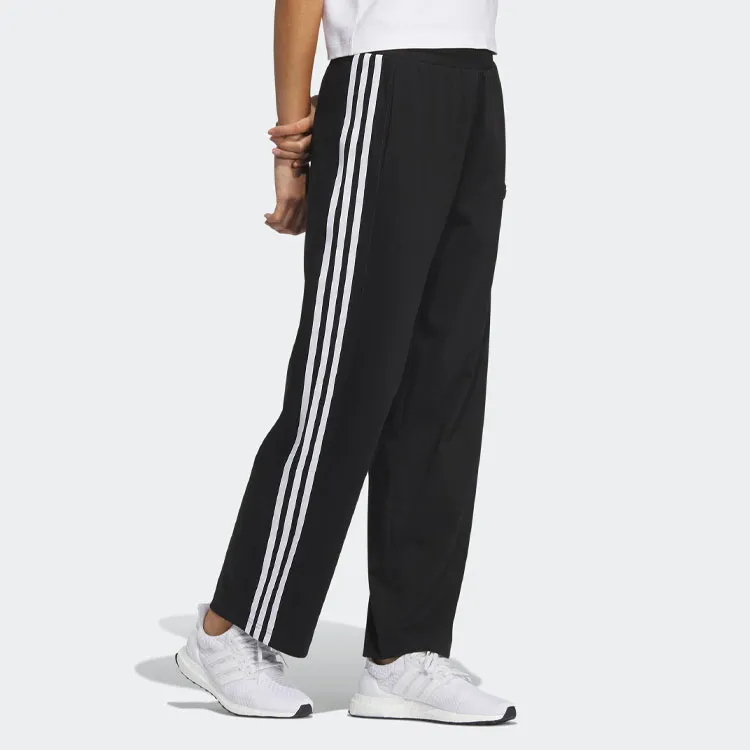 Adidas Adidas X SEEBIN Co branded SS23 Knitted Sports Pants Women's Black-3