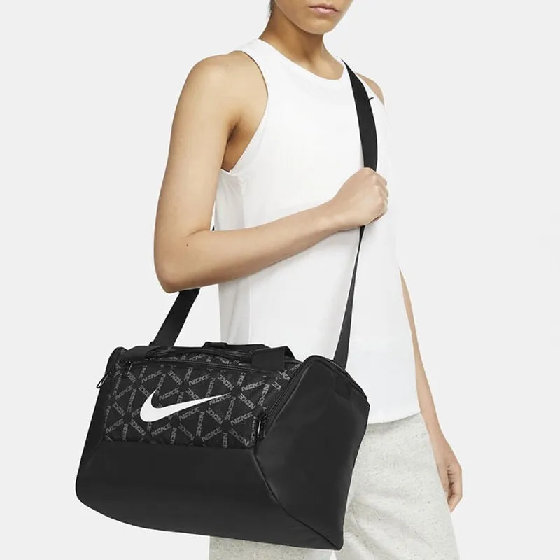 Nike High quality Fabric Crossbody Bag Shoulder Bag Medium Size Unisex Black-4