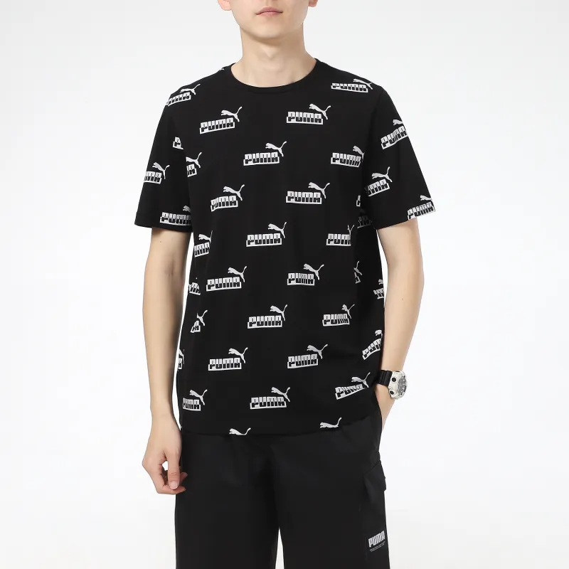 PUMA Set-in Sleeve T-Shirt Men's Black-2