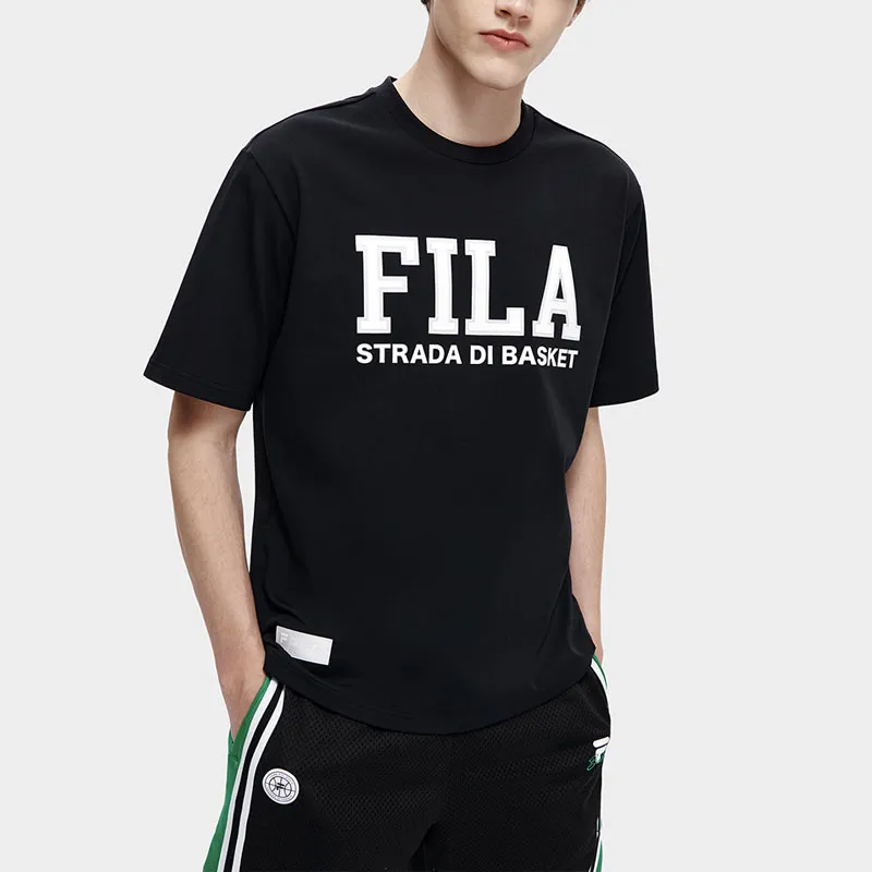 FILA FUSION T Shirt Men's Pitch Black-2