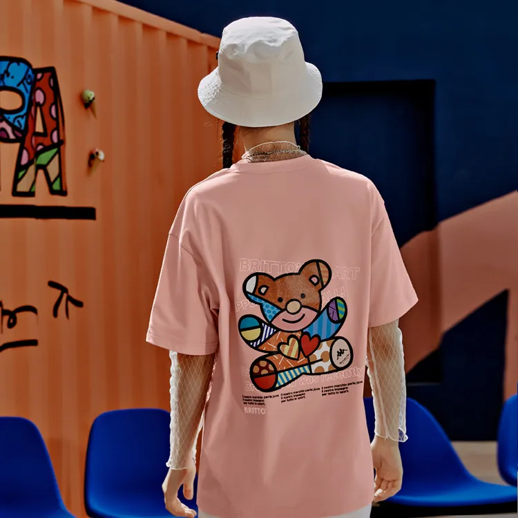 Kappa x Britto Drop Shoulder Sleeve T Shirt Unisex-11