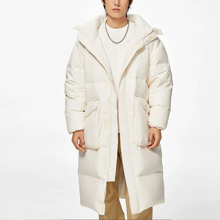 LiNing Sports Life Collection Down Jacket Unisex Ecru-2