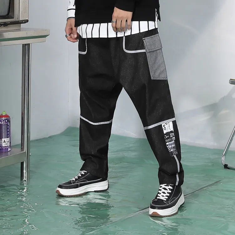 GENANX Baggy Pants Jeans Unisex-4