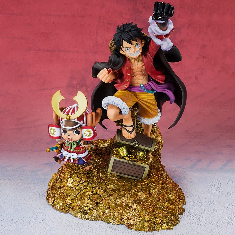 BANDAI Tony Chopper Figuarts Zero FZ One Piece The Great Pirate Scenery Luffy & Chopper Scale Figures 19cm-1