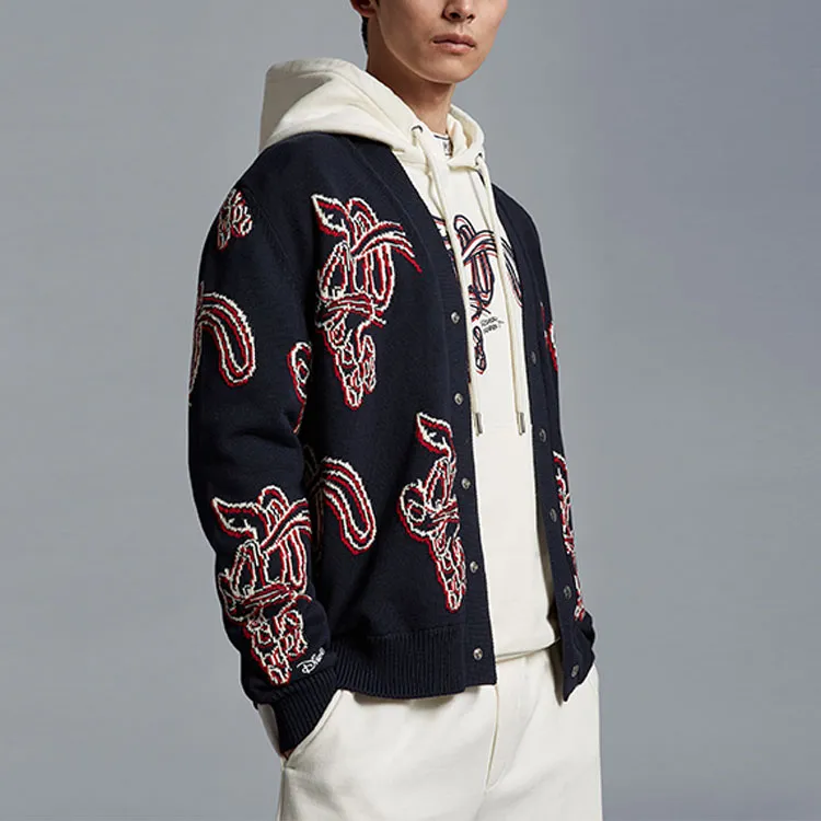 Moncler SS24 CNY Knitwear Men Marine Blue-3