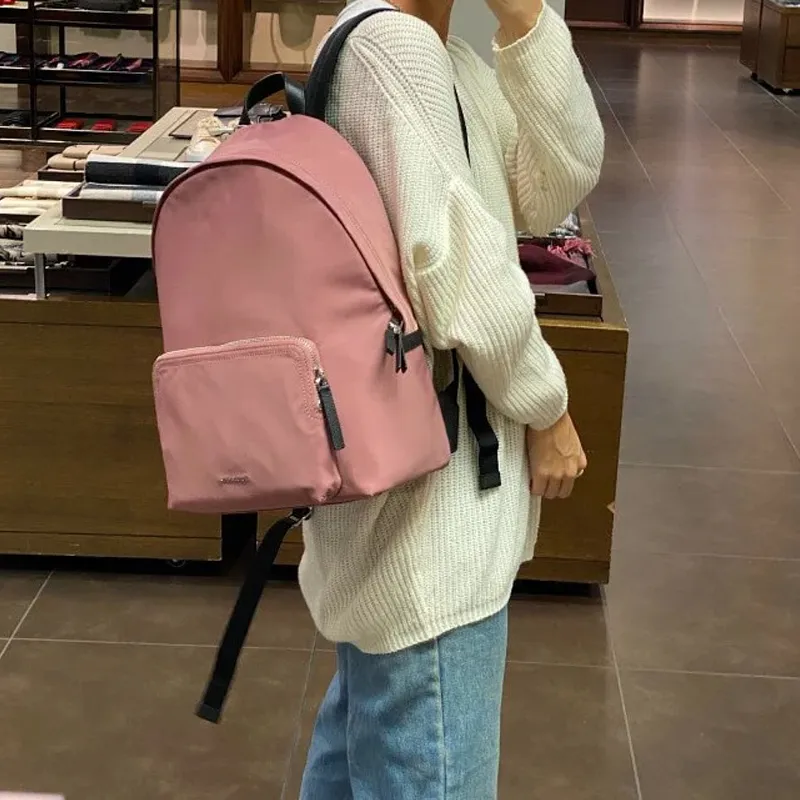 Burberry Nylon Backpack Peach-8