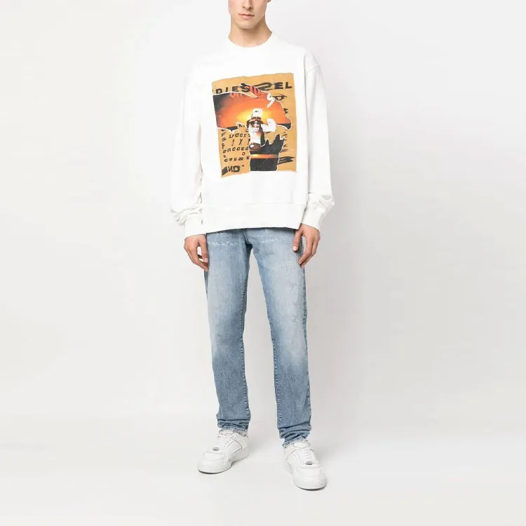 DIESEL S-Macs-Poff Crewneck Sweatshirt-1